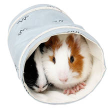 Túnel de juego para hámster, jaula cálida para mascotas, Hurón, tubo de juguete para hámster, conejo, animales pequeños 2024 - compra barato