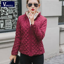 Vangull Winter Fleece Basic Jacket Women Long Sleeve Solid Female Coat Stand Collar Zipper Casual Plus velvet lamb Outerwear 2024 - buy cheap