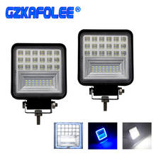 GZKAFOLEE 120W 4x4 Led Light bar Spot Flood Combo Offroad LED headlight For SUV Truck Tractor ATV 24V LED Bar 12V Working Light 2024 - buy cheap