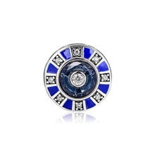 Blue Color Mosaic Charm 100% Real 925 Sterling Silver Jewelry DIY Crystal  Christmas Gift Birthday Beads for Jewelry Making 2024 - buy cheap