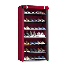 Пылезащитный 8 слоев 10 слоев обувь шкаф для обуви из ткани мебель для дома Спальня общежитие обувной стеллаж Органайзер Ins в минималистском стиле 2024 - купить недорого