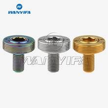 Wanyifa Titanium Crank Bolt Road Bike Cycling Ti Screw Extractor Sleeve M8x15mm 2024 - buy cheap