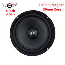 I KEY BUY 8 Inch 100 mm Magnet 400 W High Power Speaker 4 Ohm 30 mm Core HIFI Midrange Audio Louder Car Speakers Woofers 2024 - buy cheap