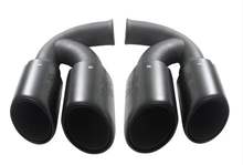 Tubo de escape para porsche caenne v8, tubo de escape preto silenciador 2011-2014 2024 - compre barato