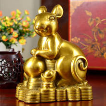 Decorações do zodíaco chinês de cobre puro pertencem a pequenas estátuas de decorações de mesa da família em lugares públicos feng shui 2024 - compre barato