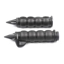 Custom Black 1" 25mm Motorcycle Spike Handle Bar Hand Grips For Harley Dirt bike Honda Yamaha Kawasaki Suzuki Chopper ATV 2024 - buy cheap