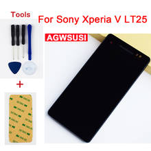 For Sony Xperia V LT25 LT25i Full Touch Screen Digitizer Sensor Glass + LCD Display Monitor Module Panel Assembly + Frame 2024 - buy cheap