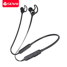 GENAI Wireless Bluetooth Earphone with MIC Magnetic Neckband Bluetooth Headset Waterproof Sport Gaming Earphone Stereo Headphone 2024 - buy cheap