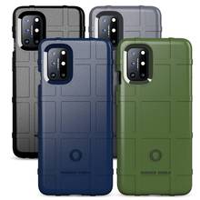 Capa de borracha para oneplus 8t, proteção traseira, reforçada, para one plus 8t 2024 - compre barato