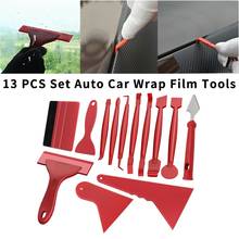 Juego de 13 piezas de herramientas de película de envoltura de coche, Kit de rasqueta, removedor de pegamento de tinte de ventana 2024 - compra barato