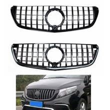 for V Class Grill W447 V Class Diamond Grille GT Grille for V250 AMG Racing Plastic Grille V220d 2017 2018 2019 2024 - buy cheap