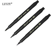 1/3pcs ltifunction Brush Pen Calligraphy Pen Markers Art Writing Office School Supplies Stationery Drawings Sketch Lettering Pen 2024 - buy cheap