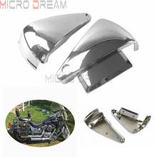 for Kawasaki Vulcan VN800 VN800A VN400 Classic Drifter 1995-2006 Chrome Plastic Motorcycle Side Battery Batteries Cover Guard 2024 - buy cheap