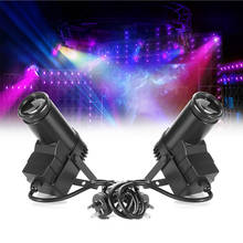 2 Pcs/lot RGBW LED Stage Lighting Pinspot Beam Light Professional DMX Spotlight DJ DISCO Party lights Full color KTV Bar effects 2024 - buy cheap