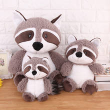 Hot Sale Gray Raccoon Plush Toy Lovely Cute Soft Stuffed Animals Doll High Quality Children's Plush Toys 2024 - buy cheap