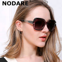 Noosa óculos de sol feminino polarizado, armação quadrada extragrande, design de marca de luxo, uv400 2024 - compre barato