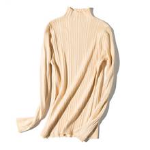 ZG1528 spring autumn winter 2020 new women fashion slim Semi-turtleneck Joker pullover sweater cheap wholesale 2024 - buy cheap