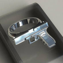 Fflacell anel de pistola para mulheres e homens, joia punk em formato de anel para arma, de hip-hop, presente de dia dos namorados, primavera 2020 2024 - compre barato