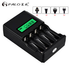 PALO LCD smart AA AAA battery charger for  1.2v nimh nicd rechargeable battery  AA AAA 1.2V Battery 2024 - buy cheap