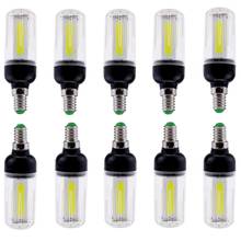 10X LED Bulbs Lamp COB Corn Light E14 12W 16W Cold Warm White Light 60W 80W Incandescent Lamp For Home Chandelier Decor Ampoule 2024 - buy cheap