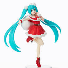 Anime Model Hatsune Miku Christmas Clothes Action Figure Doll Decoration Toy Gift 2024 - buy cheap