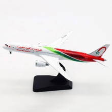 1/400 scale B787-9 CN-RAM For Royal Air  Maroc Airline airplane  toy aircraft diecast alloy plane with landing gear model 2024 - buy cheap