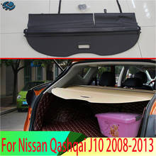 For Nissan Qashqai J10 2008-2013 Aluminum+Canvas Rear Cargo Cover privacy Trunk Screen Security Shield shade Accessories 2024 - buy cheap