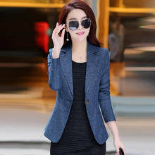 2018 New Spring Autumn Plus Size 4XL Womens Business Suits One Button Office Female Blazers Jackets Short Slim Blazer Women Suit 2024 - buy cheap