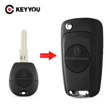 Keyyou-capa para chave remota de automóvel, 2 botões, criança, sem cortes, capa de chave 2024 - compre barato