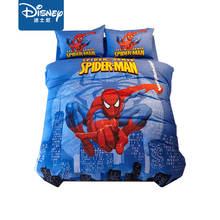 Disney Spider Man постельные принадлежности, детское одеяло, хлопок, простыня, пододеяльник, набор, один полный двойной подарок на день рождения, бесплатная доставка 2024 - купить недорого