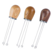 Solid Wood Handle Needle Coffee Tamper 58mm 51mm Coffee Distributor Leveler Tool Needle Type Coffee Powder Distributor 2024 - buy cheap