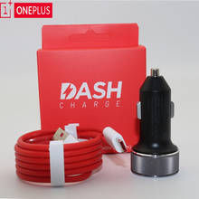 Original Oneplus Dash car Charger 5V4A For One plus 6T 5/5T/3/3T Dash Charge Adapter 1M/1.5M/2M red Round Dash USB Type C Cable 2024 - buy cheap