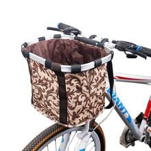 Bolsa de guidão para bicicleta, cesta de bike para ciclismo, bolsa frontal dobrável com carga de 4kg 2024 - compre barato