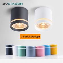 Nordic Macaron Colorful Led Downlight Surface Mounted Ceiling Spot Led Lamp 7W 10W 12W Dimmable Lighting For Living Room Bedroom 2024 - buy cheap