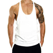 Movement gym clothing cotton canotte bodybuilding stringer tank top men fitness shirt muscle guys sleeveless vest Tanktop Solid 2024 - buy cheap