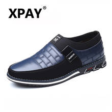 Genuine Leather Men Casual Shoes Brand 2019 Mens Loafers Moccasins Breathable Slip on Black Driving Shoes Plus Size 38-46 2024 - buy cheap