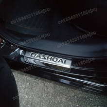 Protector de umbral de puerta lateral para Nissan Qashqai, cubiertas de pedales de bienvenida, accesorios para coche, 2007-2019 J10 J11 2024 - compra barato