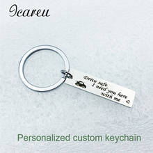 Personalized Customized Keychain Engraved Photo And Letter Stainless Steel Keychain Gifts For Special Person 2024 - buy cheap