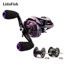 LIDAFISH Brand 6.3:1 High Speed Baitcasting Reel 191g Super Long Casting Fishing 13+1BB Metal Double Spool Fishing Wheel 2024 - buy cheap