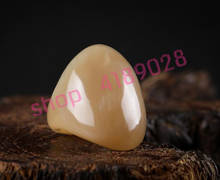 Natural horn, hand polished, finger / ring, exquisite bone carving crafts. 2024 - buy cheap