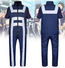 Anime My Hero Academia Midoriya Izuku, traje de gimnasio de todos los Roles, uniforme de escuela secundaria, ropa deportiva, trajes de Cosplay de Anime 2024 - compra barato