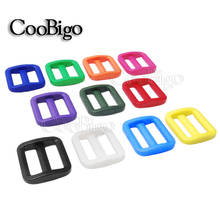 5pcs Plastic Colorful 3/4"(20mm) Tri-Glides Slider Adjustable Buckle For Pets Collar Backpack Strap Bag Parts Accessories 2024 - buy cheap