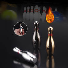 Creative Metal Bowling Ball Flint Lighter Butane Inflatable Grinding Wheel Cigarette Lighter Smoking Accessories Men's Gifts 2024 - buy cheap