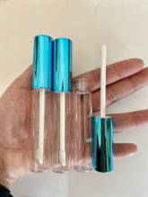 10/50/100pcs 10ml Empty Lip gloss tubes Clear lip glaze container Blue lid Lipgloss Cosmetic packing Containers 2024 - buy cheap