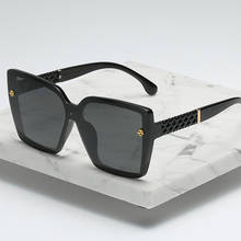 Summer Driving Polarized Square Sunglasses Women Men Luxury Brand Vintage Oversize Sun Glasses Gradient Female Dark Black Shades 2024 - buy cheap