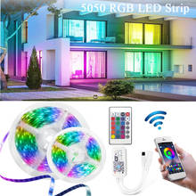 LED Strip SMD DC12V RGB 5050 2835 Flexible Strip WiFi Bluetooth IR  5M 10M 15M 20M Waterproof Tape Diode + Control + Adapter 2024 - buy cheap