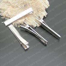 Wholesale 56*8mm Imitation Rhodium Iron Hair Clips Diy Hairwear Findings Accessories 50 pieces(JM3242) 2024 - buy cheap