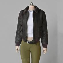 Летная куртка А2 в стиле ретро для женщин и солдат, модель Аксессуаров Для 12-дюймового тела, не для мужчин, масштаб 1/6 2024 - купить недорого
