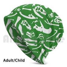 Dinosaur Bones ( Green ) Beanie Hedging Cap DIY Print Cushion Dinosaurs Trex Tyrannosaurus Rex Velociraptor Raptor 2024 - buy cheap