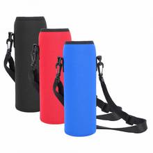 1L Water Bottle Cover Bag with Strap Neoprene Water Bottle Carrier Insulated Bag Pouch Holder with Shoulder Strap 2024 - buy cheap